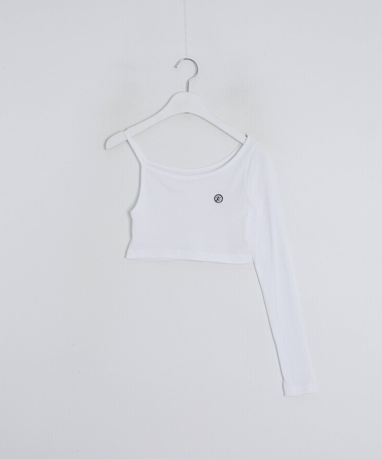 투피스 발레코어 골지T