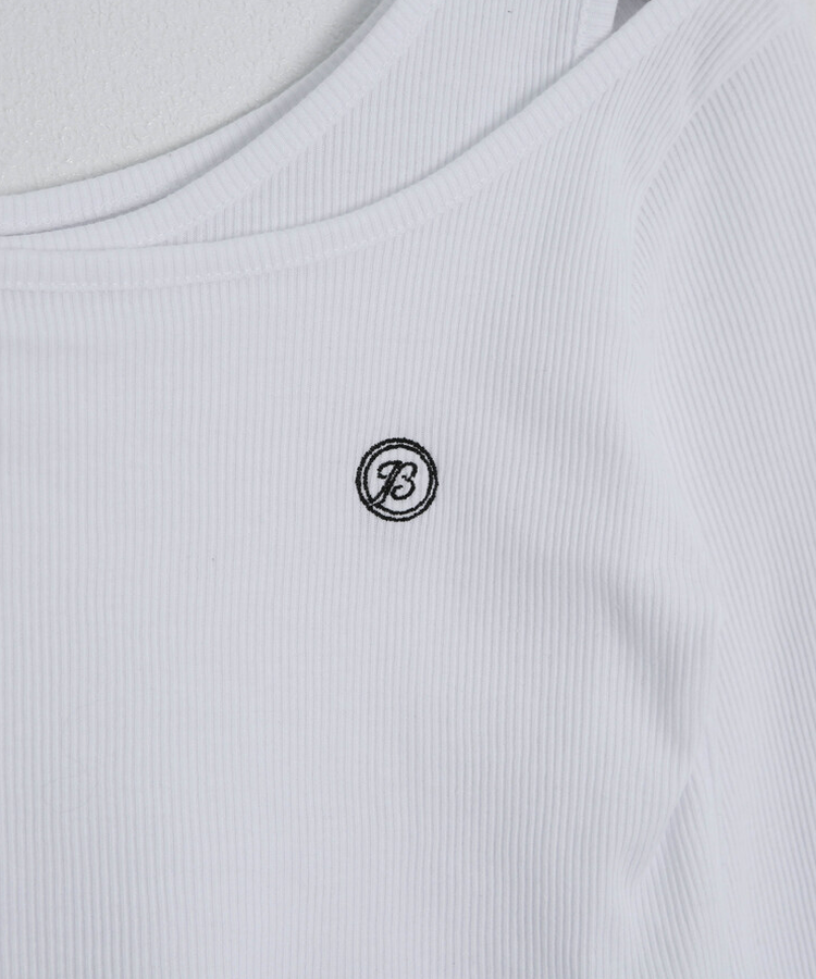 투피스 발레코어 골지T