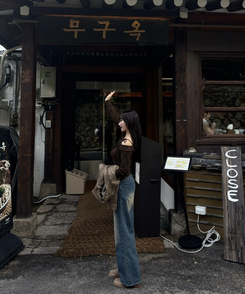 スエードクロップジャケット GREY BROWN