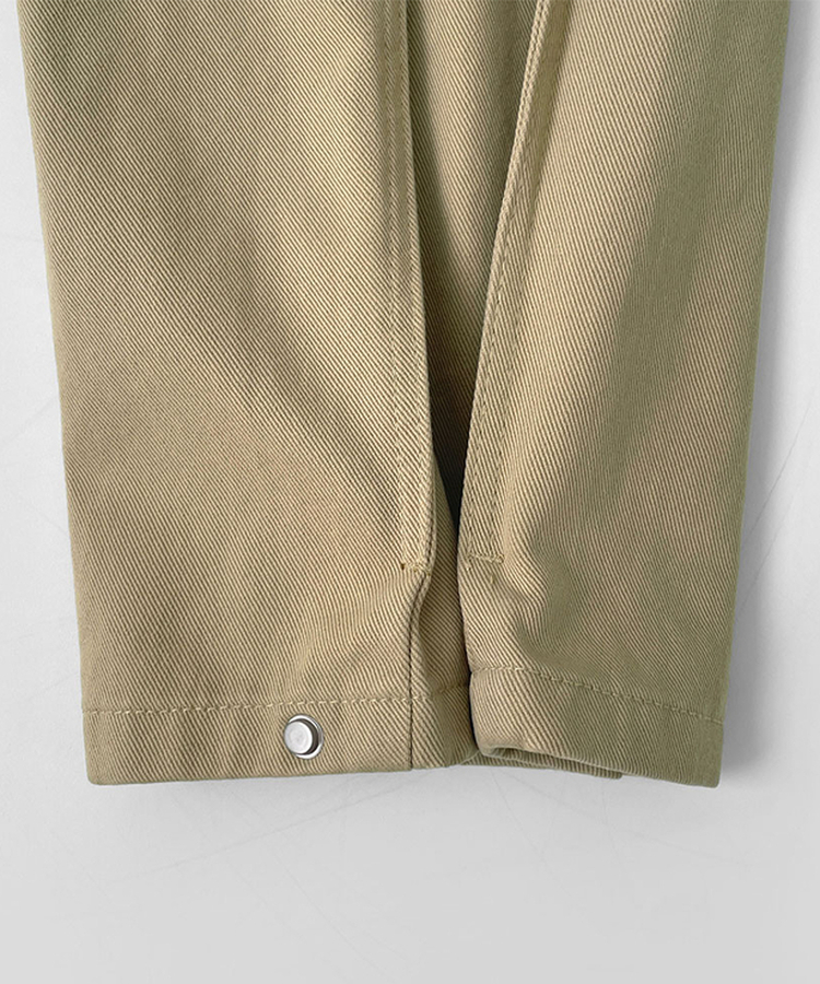 3XL허얇골넓 밑단스냅 절개 핀턱 비조 와이드 벌룬 면팬츠