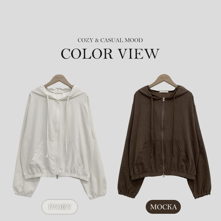 チェックスエードウィンドブレーカー