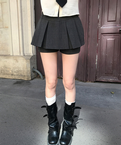 クロードスカートパンツ BLACK