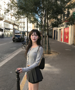 クロードスカートパンツ BLACK