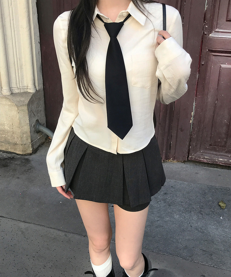 クロードスカートパンツ BLACK