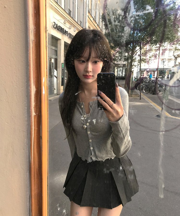 クロードスカートパンツ BLACK