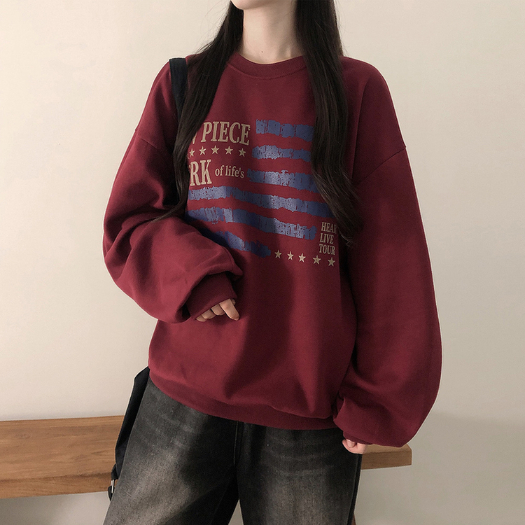 オーバーアメリカントレーナー BURGUNDY