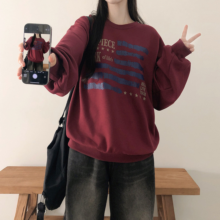 オーバーアメリカントレーナー BURGUNDY