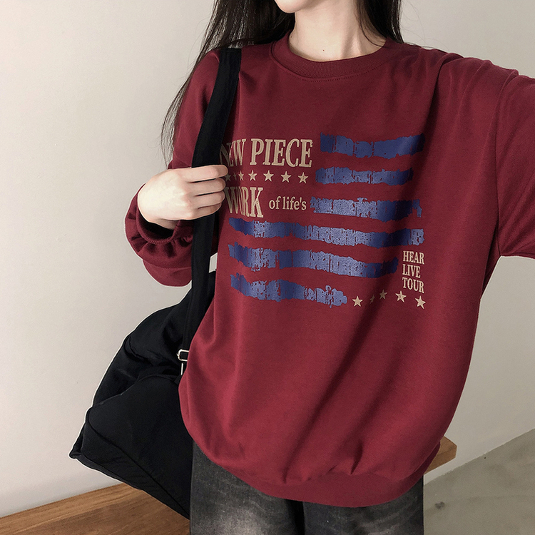 オーバーアメリカントレーナー BURGUNDY