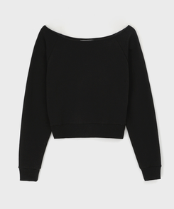 スウェットオフショルダートレーナー