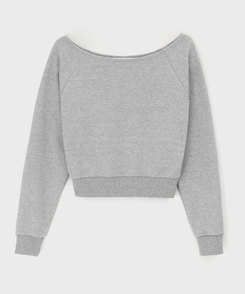 スウェットオフショルダートレーナー