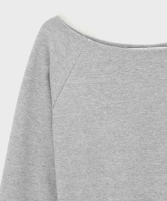 スウェットオフショルダートレーナー