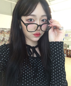 リボンドット長袖Tシャツ BLACK