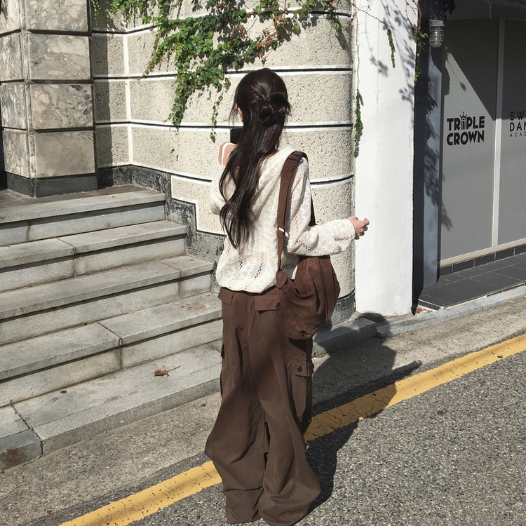 테빈 스웨이드 반달 보부상백 빅 숄더백 크로스백 가방