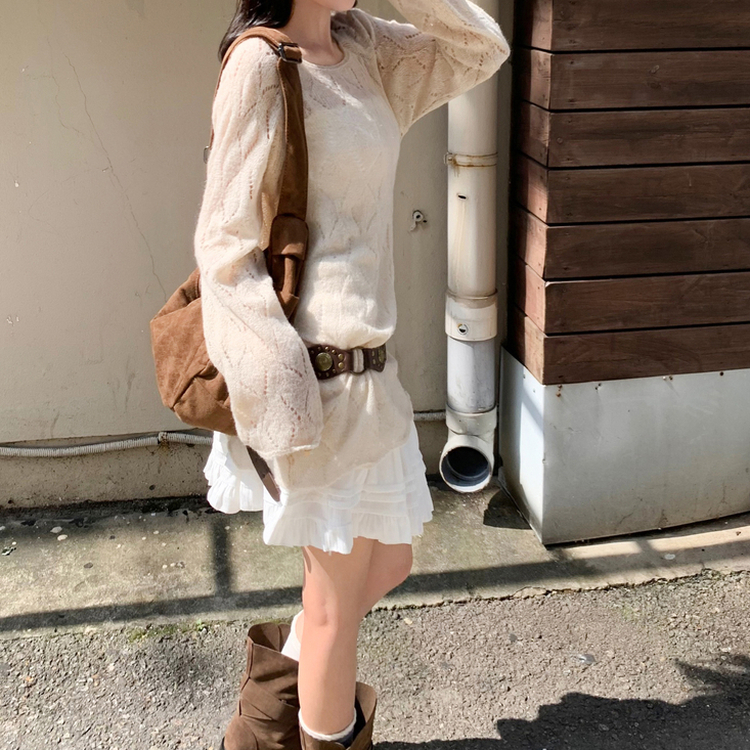 테빈 스웨이드 반달 보부상백 빅 숄더백 크로스백 가방