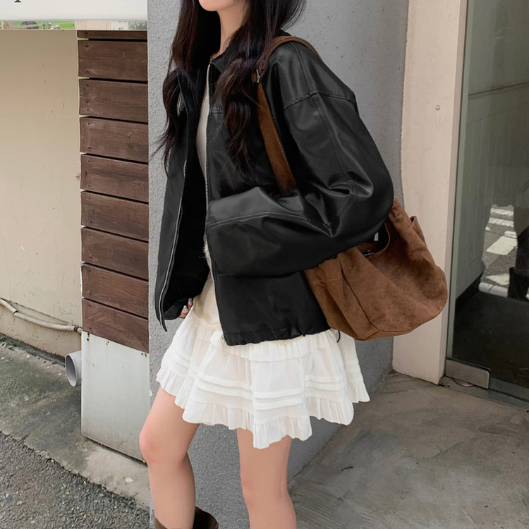 테빈 스웨이드 반달 보부상백 빅 숄더백 크로스백 가방