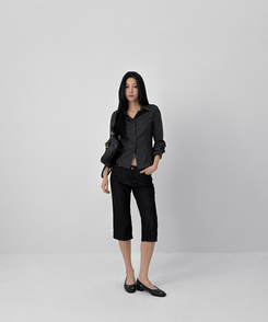 チェックシャツ CHARCOAL