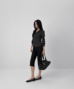 チェックシャツ CHARCOAL