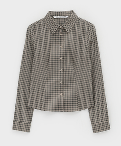 チェックシャツ