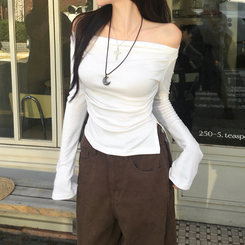 【丈別】スナップスリットジョガーワイドパンツ BROWN