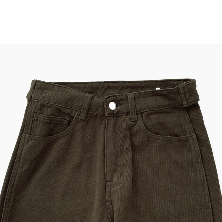 【丈別】スナップスリットジョガーワイドパンツ