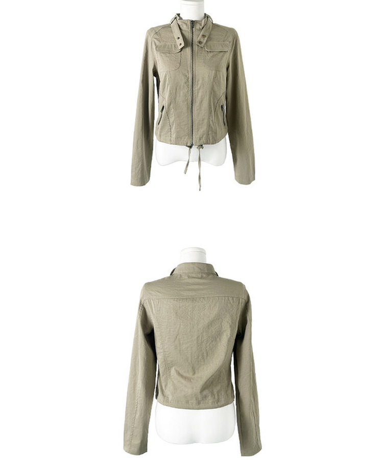 ミリタリーセミクロップジャケット