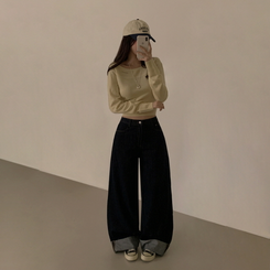 オフショルダーニット(5color) YELLOW