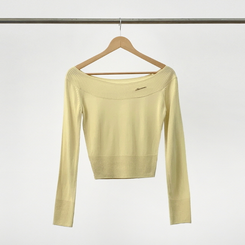 オフショルダーニット(5color)