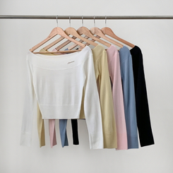 オフショルダーニット(5color)