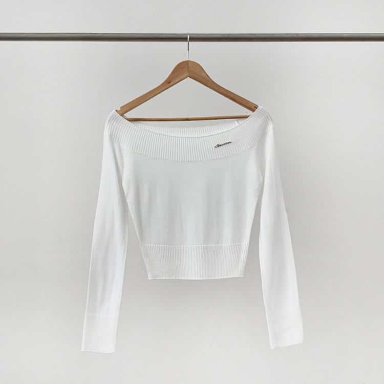 オフショルダーニット(5color)