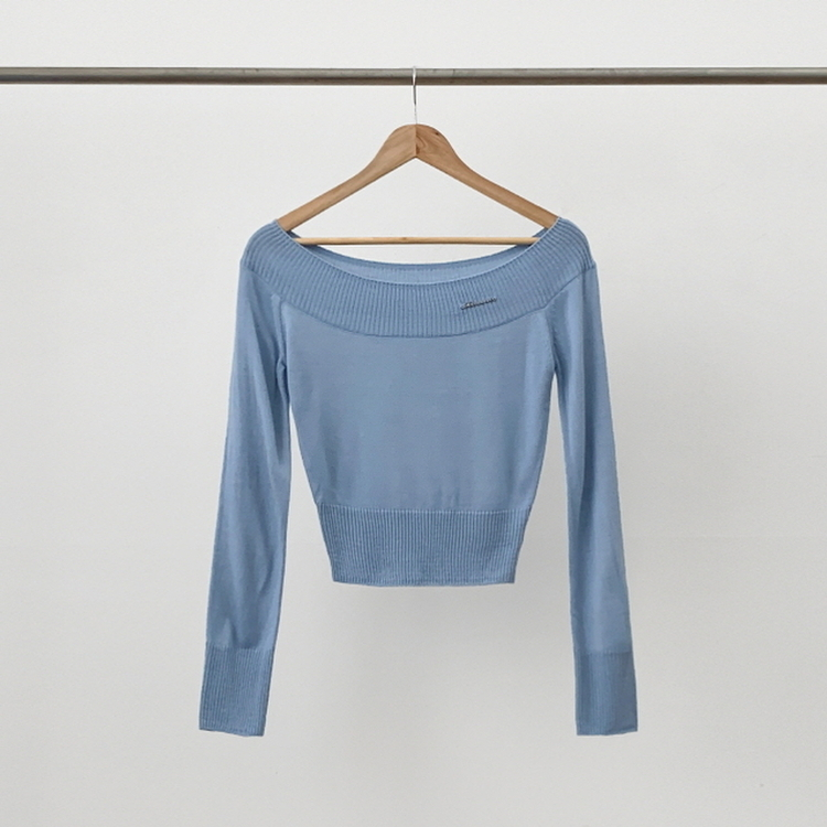 オフショルダーニット(5color)