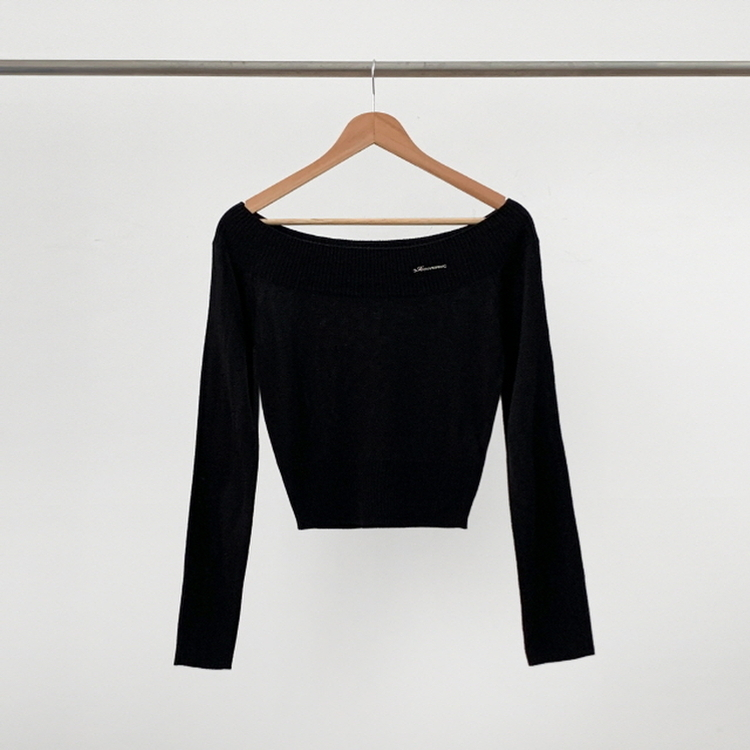 オフショルダーニット(5color)