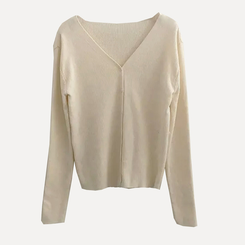 몰리 버튼 골지 랩 니트가디건