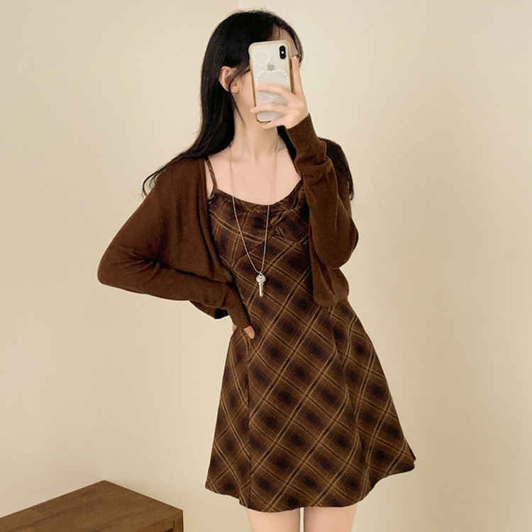 タグ付き未使用品】MA＊RS マーズ ワンピース グレーチェック