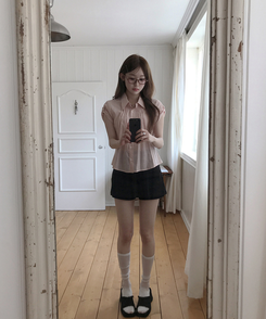 デイリースカートパンツ BLACK