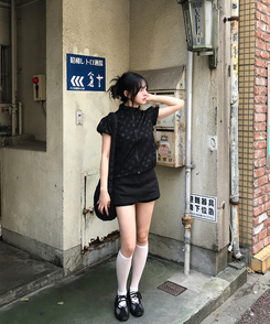 デイリースカートパンツ BLACK