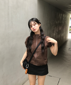 デイリースカートパンツ BLACK