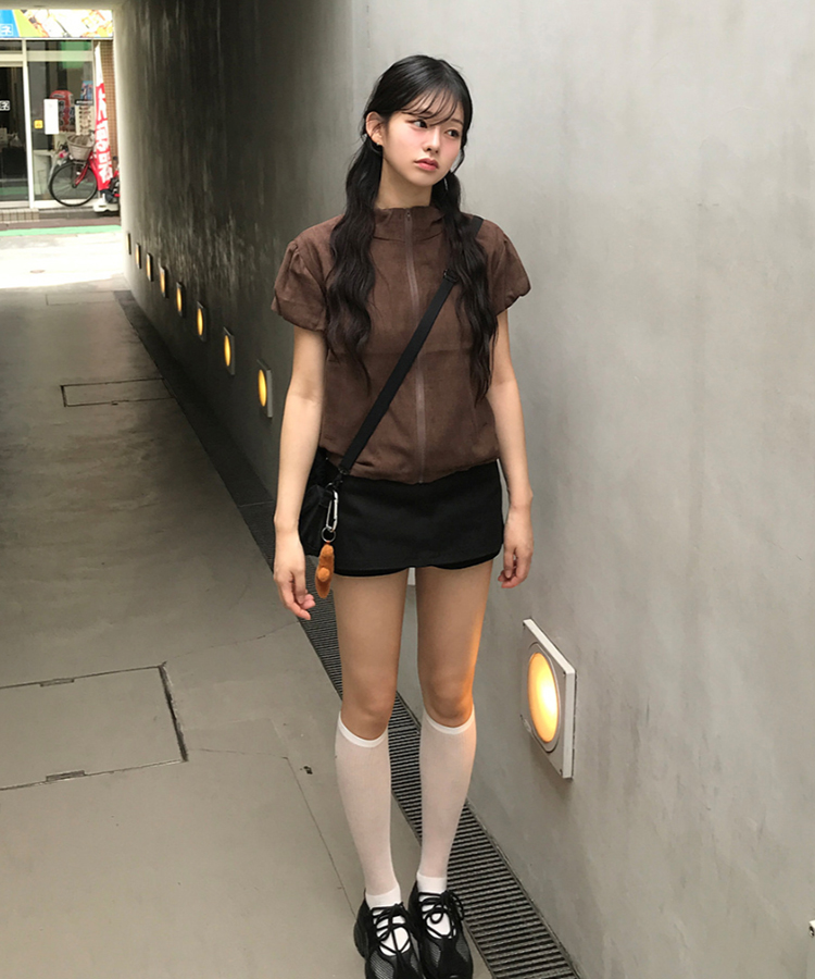 デイリースカートパンツ BLACK