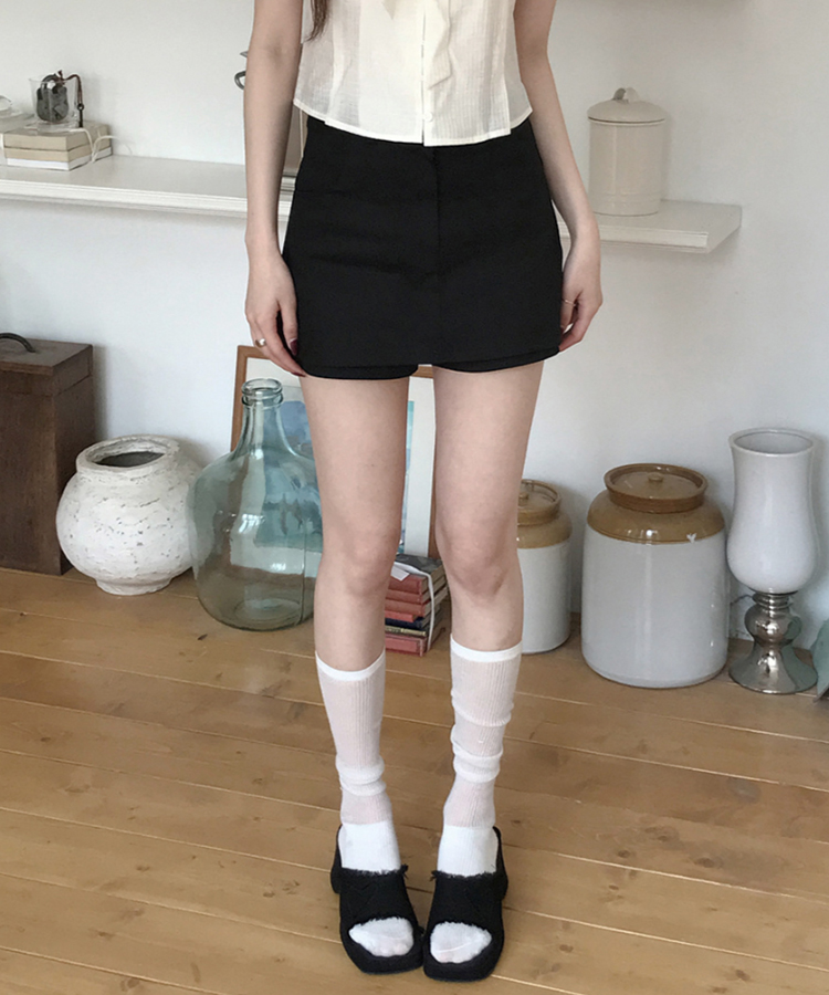 デイリースカートパンツ BLACK