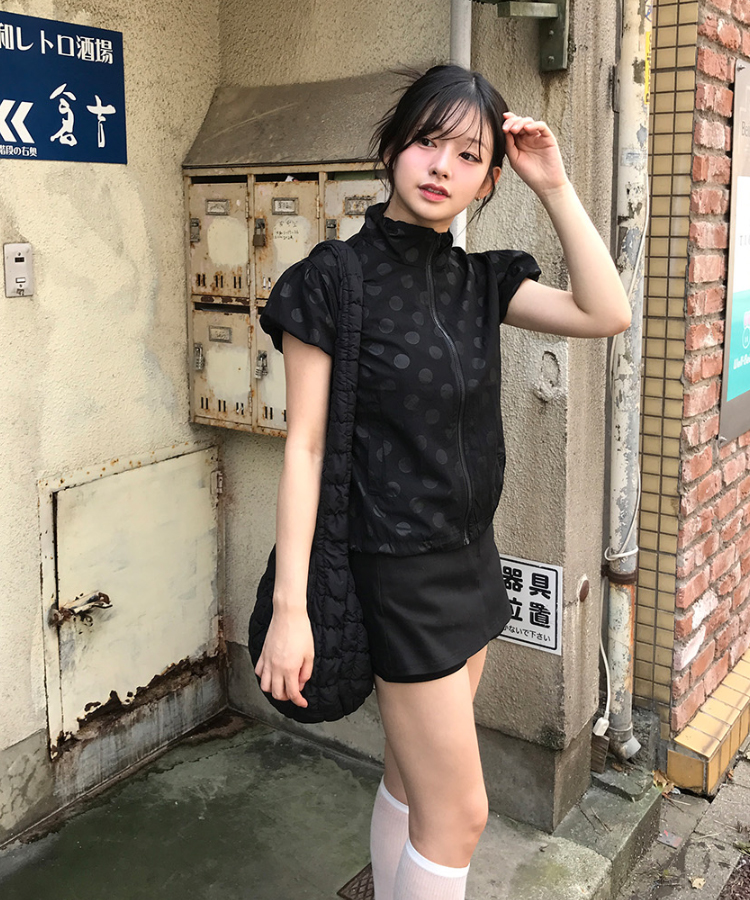 デイリースカートパンツ BLACK