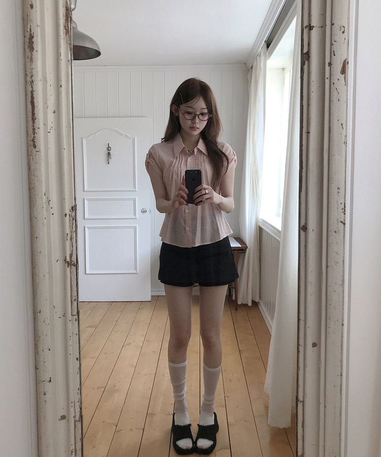 デイリースカートパンツ BLACK