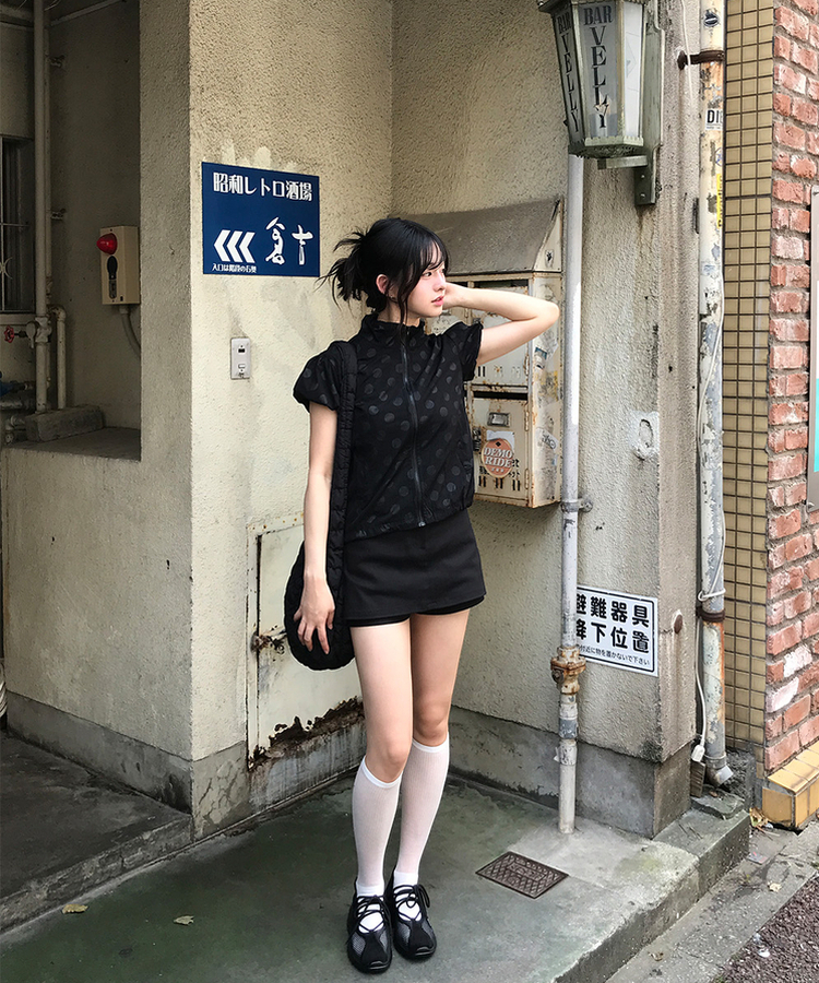 デイリースカートパンツ BLACK