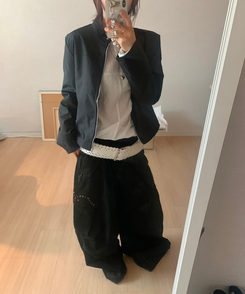 ライダーコットンジャケット BLACK