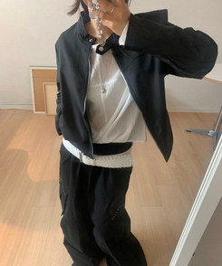 ライダーコットンジャケット BLACK