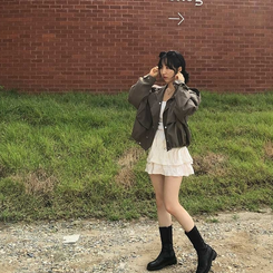 ティアードミニスカートパンツ IVORY