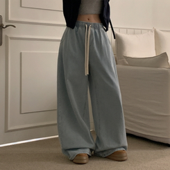 【丈別】バンディングデニムパンツ LIGHT DENIM