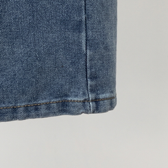 【丈別】バンディングデニムパンツ