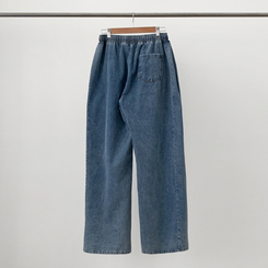 【丈別】バンディングデニムパンツ