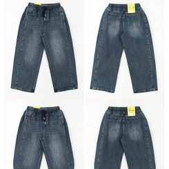 【丈別】]サイドピンタックスナップデニムワイドパンツ(6color)