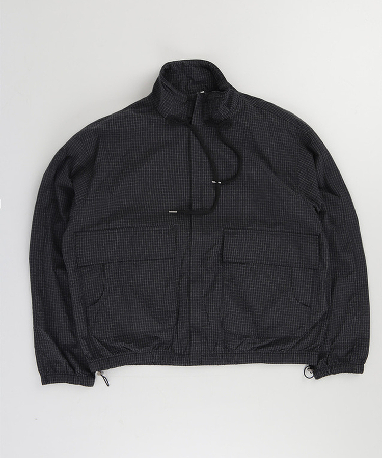 루체 체크 바람막이 자켓