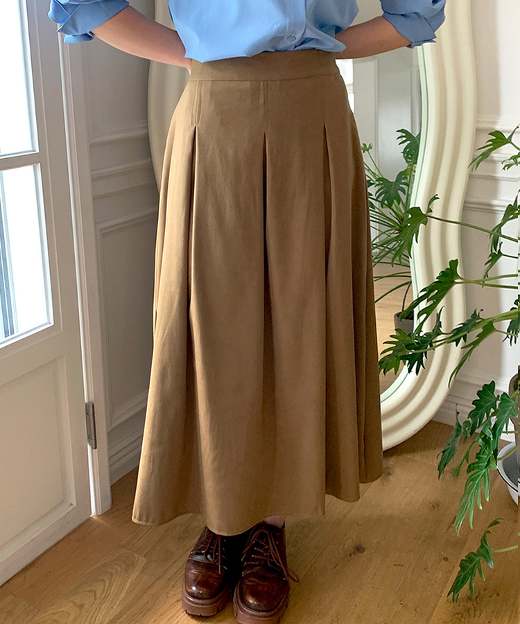 ピンタックミディタイトスカート anuans スカート ピンタックミディタイトスカート : ZOZOTOWN